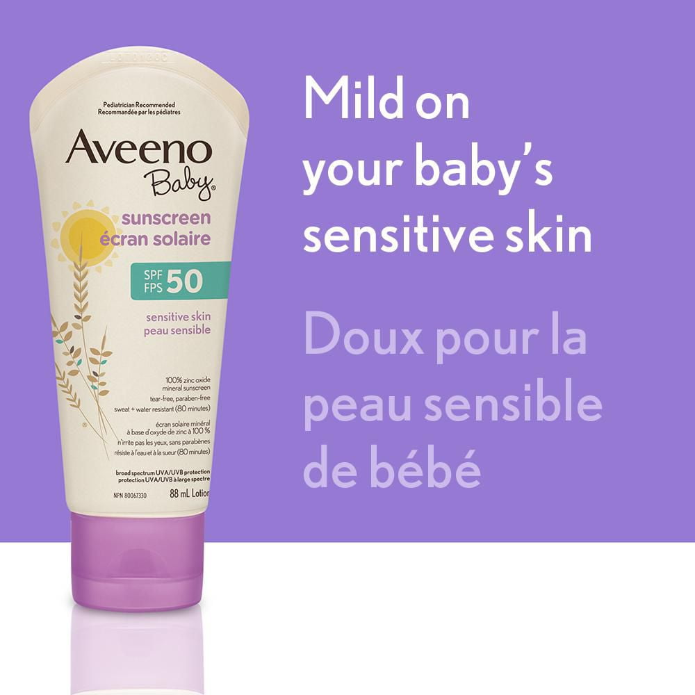 Aveeno Baby Mineral Sunscreen Lotion SPF 50