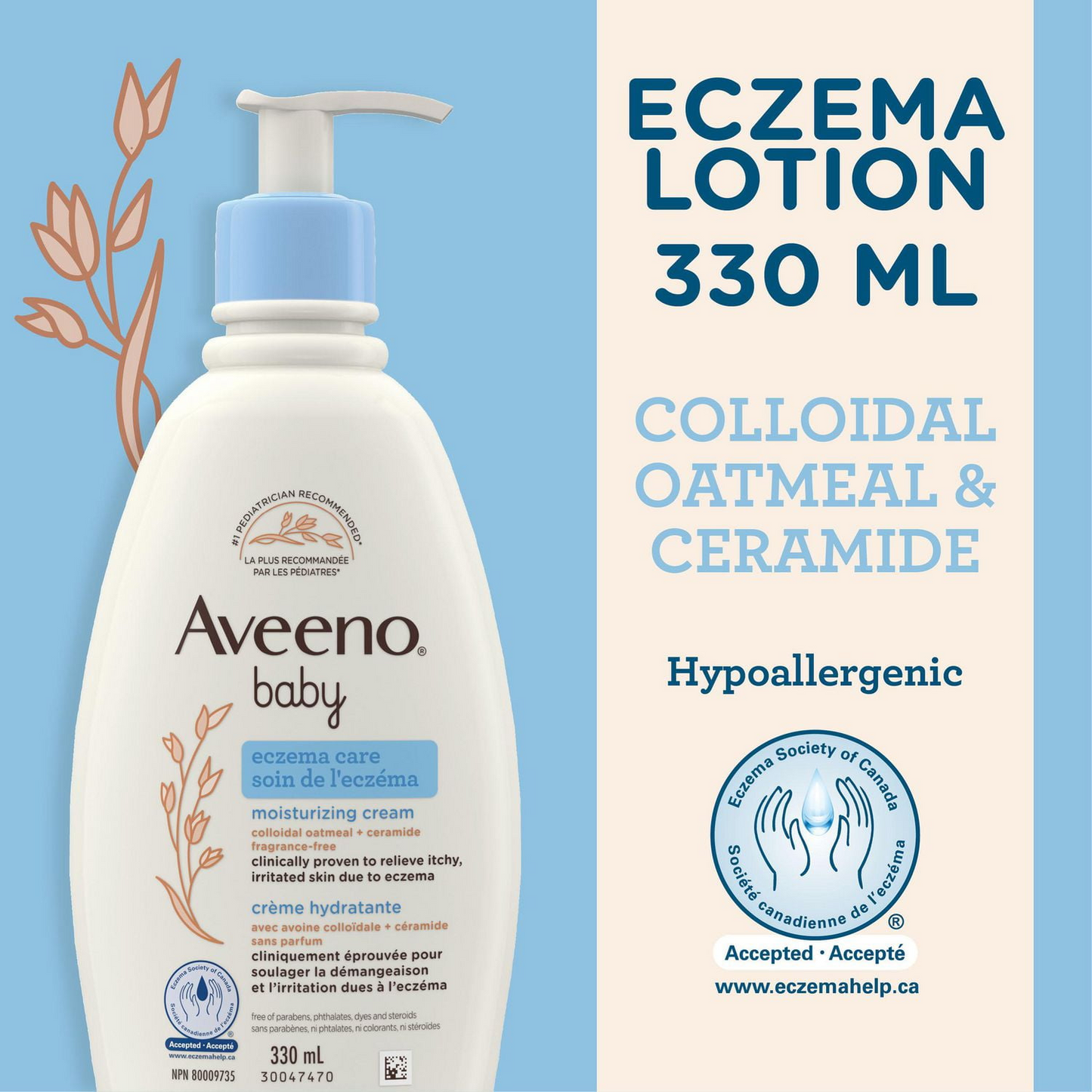 Tiba ya Aveeno Baby Eczema na Oatmeal