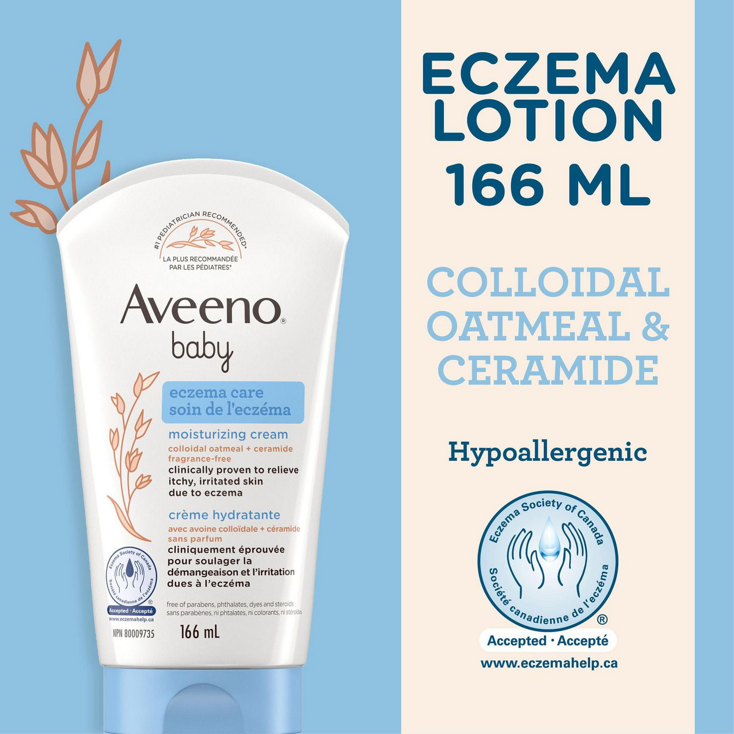 Tiba ya Aveeno Baby Eczema na Oatmeal