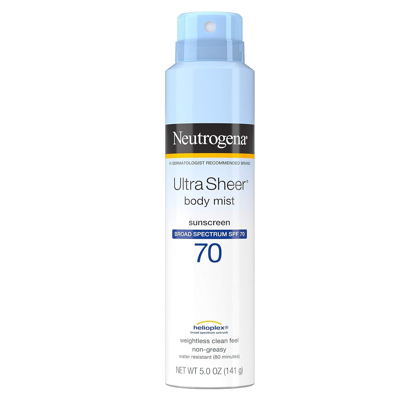 Neutrogena Ultra Sheer Sunscreen Spray, SPF 70