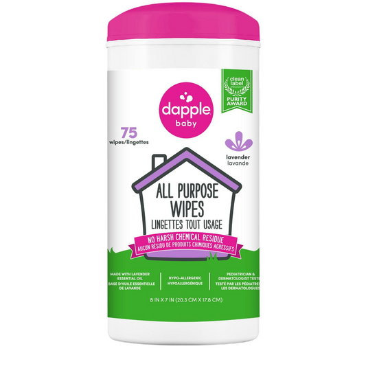 Dapple Baby-Safe All-Purpose Cleaning Wipes 75 ct