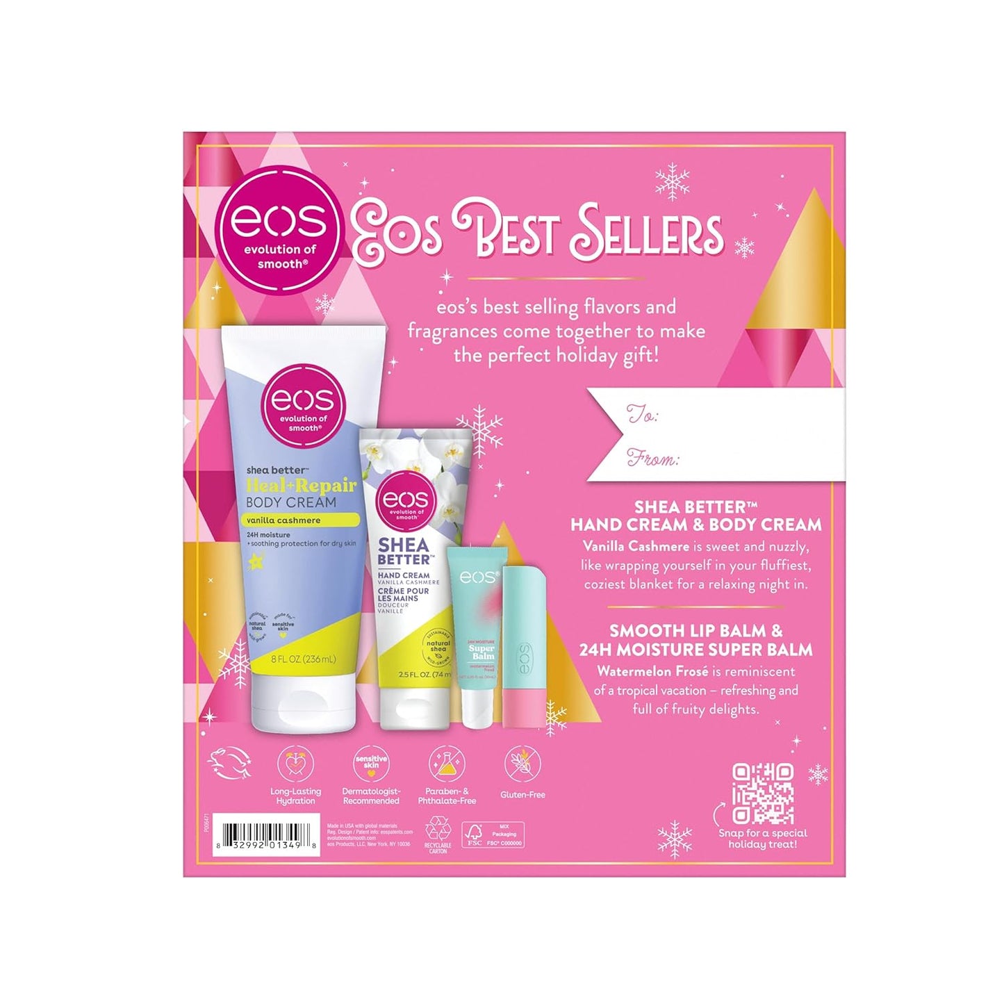EOS Holiday Vanilla Cashmere Gift Set _ Perfect Christmas Gift
