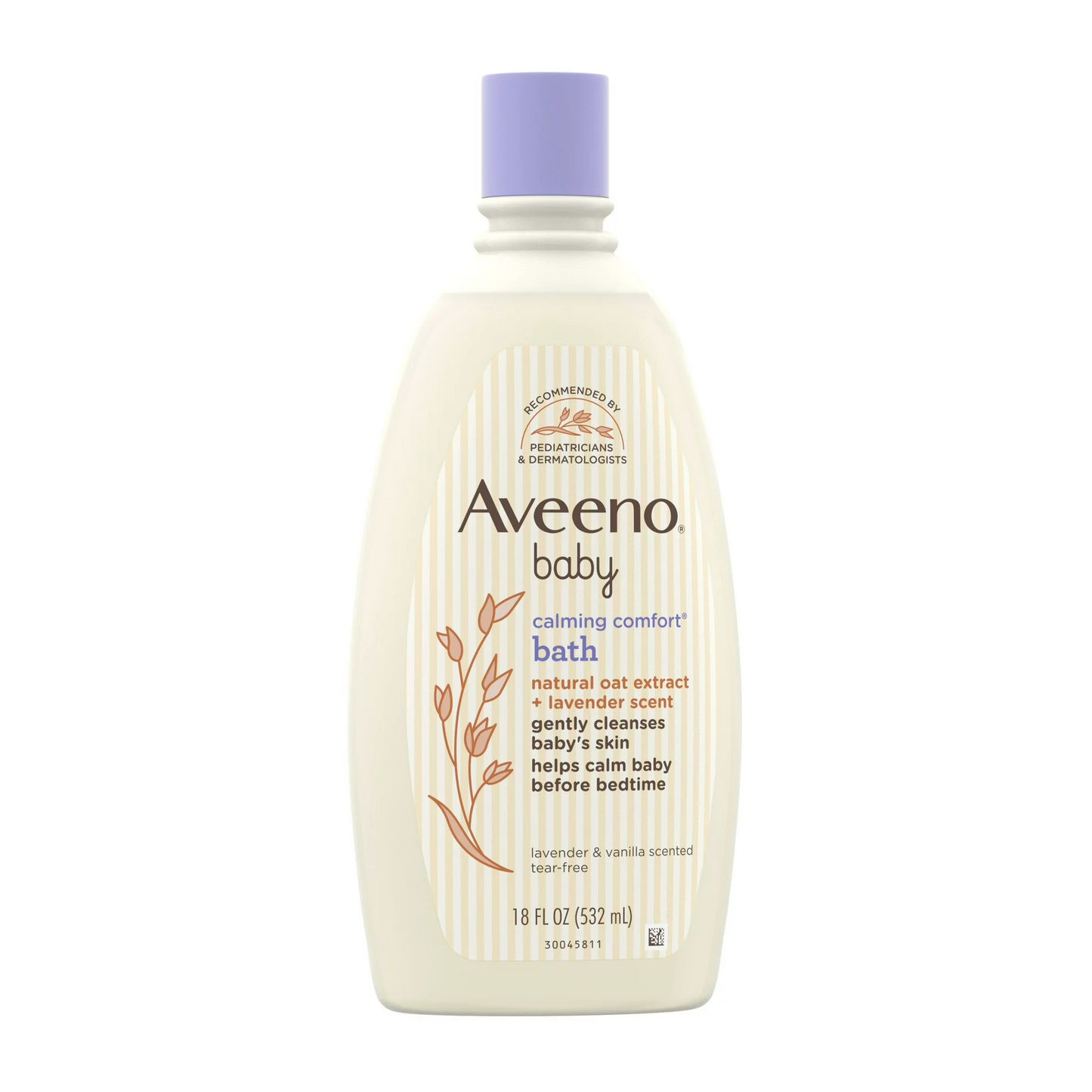 Kuoga na Kuosha kwa Faraja ya Mtoto wa Aveeno, Lavender na Vanila,