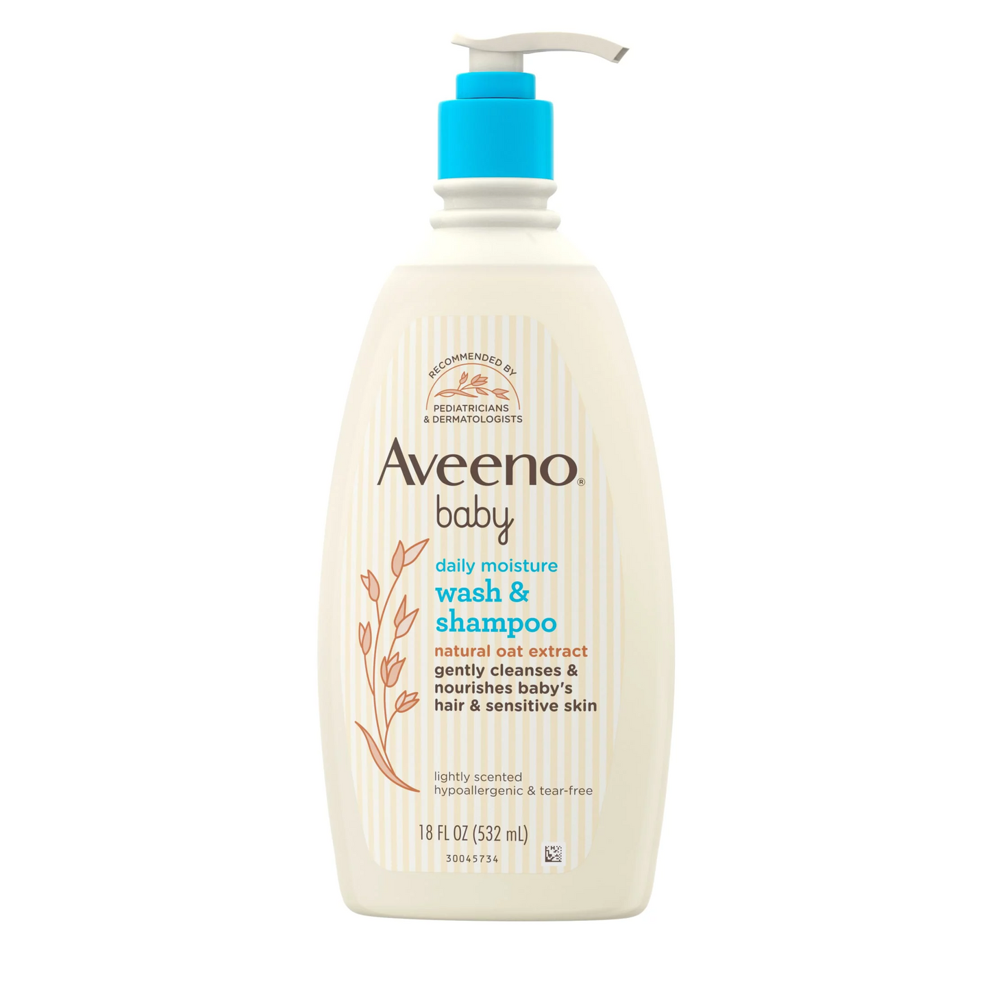 Aveeno Baby Daily Unyevu Osha & Shampoo, Oat Extract