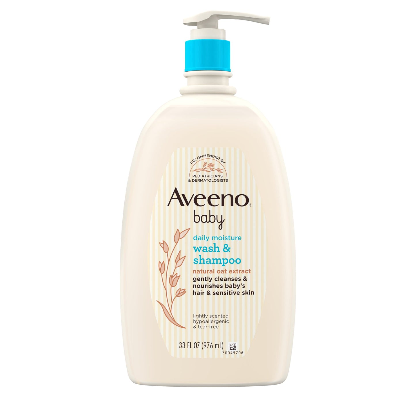 Aveeno Baby Daily Unyevu Osha & Shampoo, Oat Extract