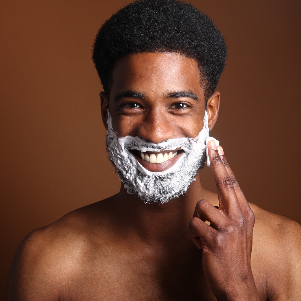 Men Shaving Corner