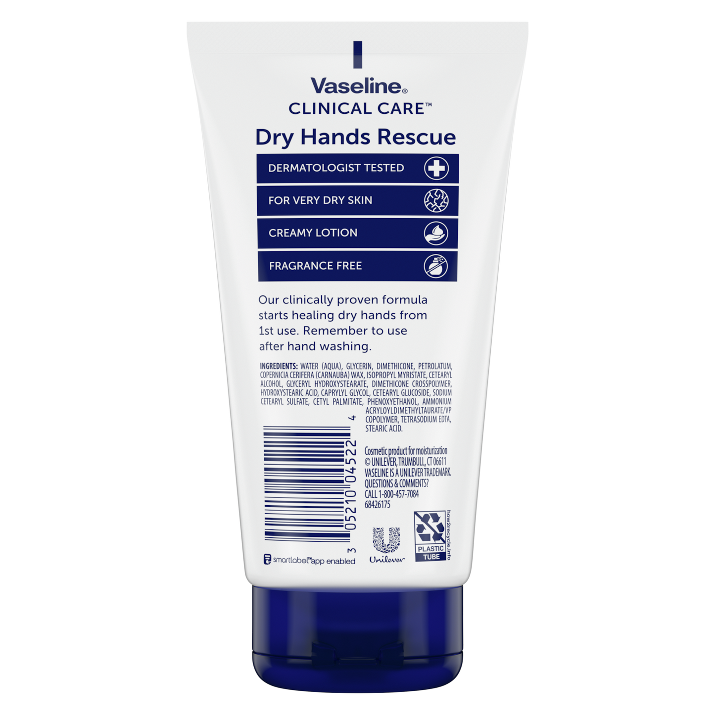 Vaseline Dry Hands Rescue Hand Lotion Unscented