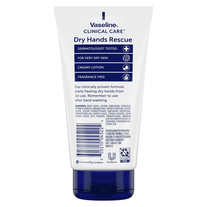 Vaseline Dry Hands Rescue Hand Lotion Unscented