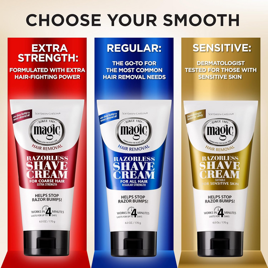 Cream ya Kuondoa Nywele ya Softsheen-Carson Magic 