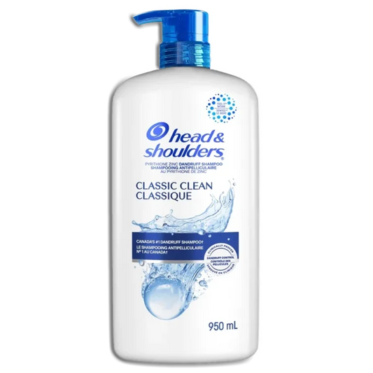 Head & Shoulders Classic Clean Dandruff Shampoo 950ml