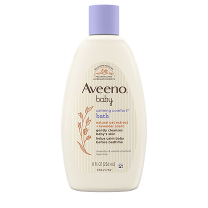 Kuoga na Kuosha kwa Faraja ya Mtoto wa Aveeno, Lavender na Vanila, 