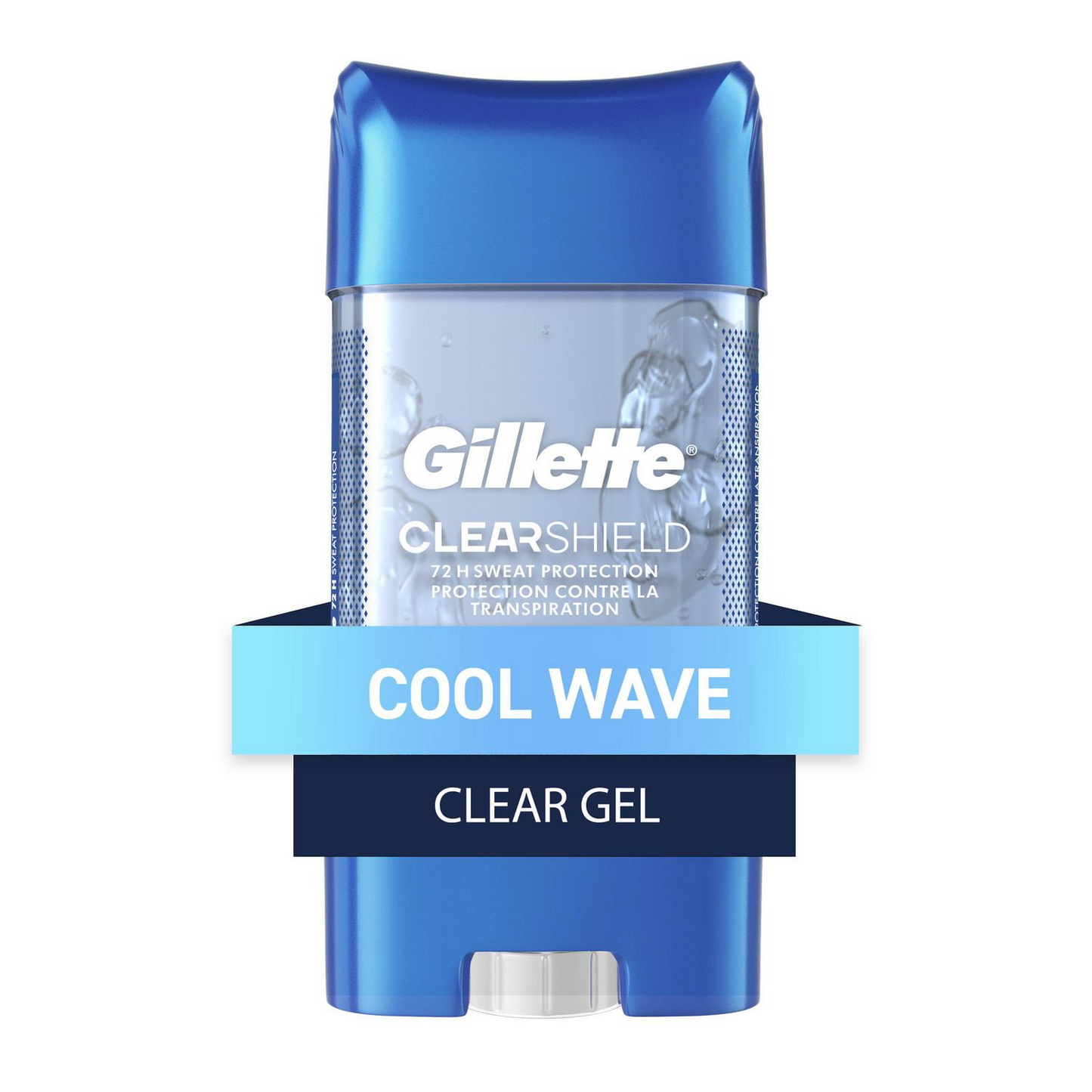 Gillette Clear Gel Antiperspirant – Cool Wave 108 g | 72‑Hour Protection