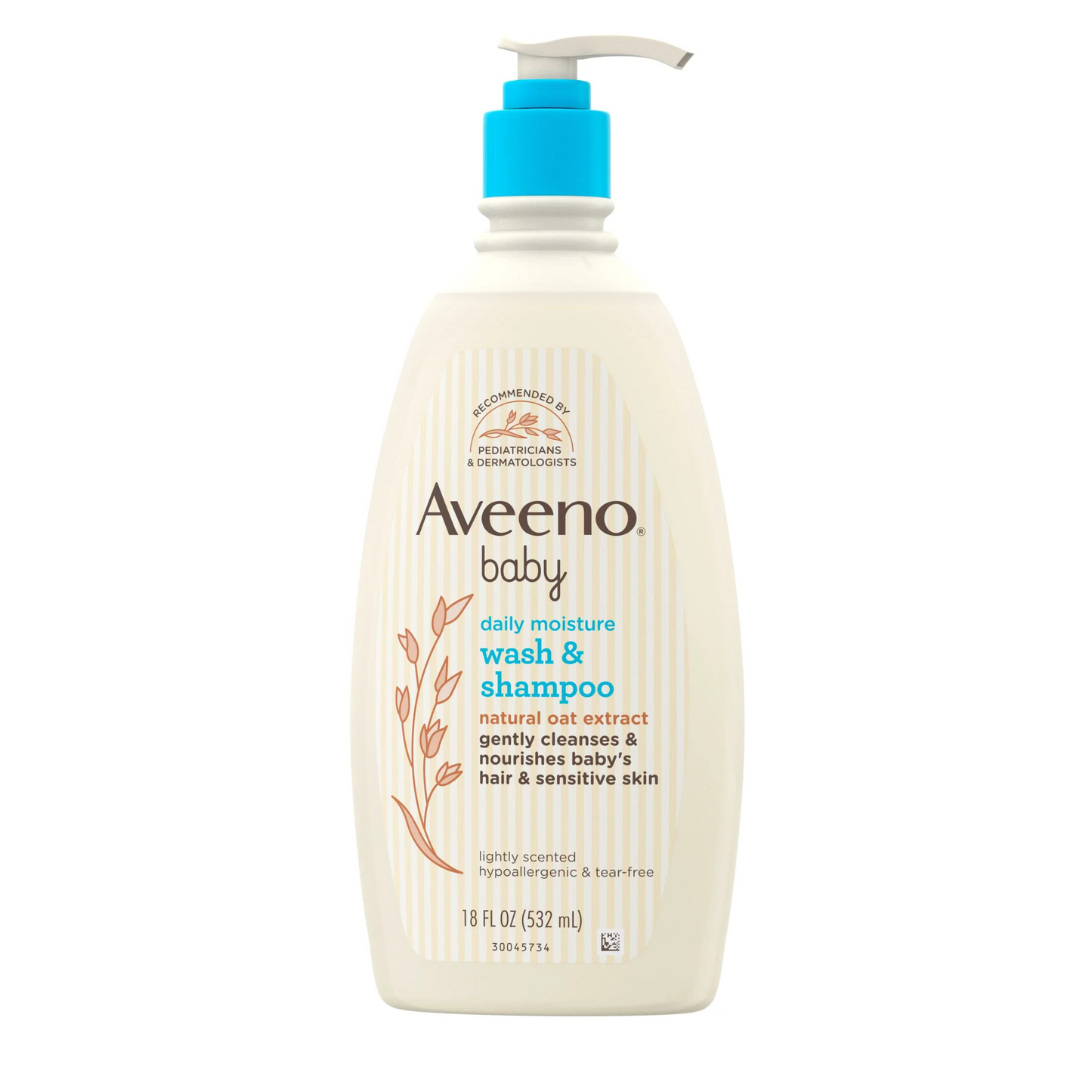 Aveeno Baby Daily Moisture Wash & Shampoo, Oat Extract