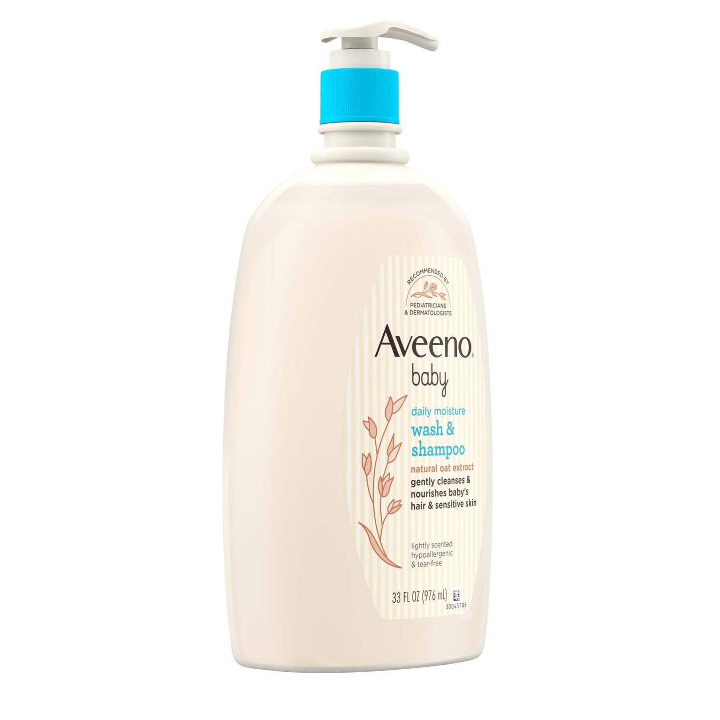 Aveeno Baby Daily Moisture Wash & Shampoo, Oat Extract