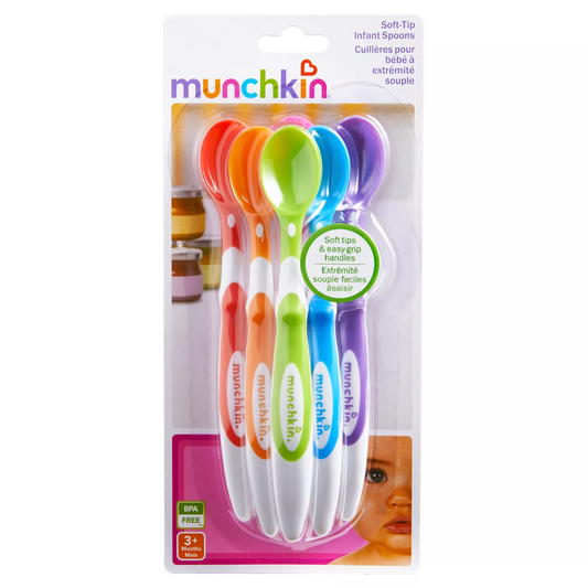 Munchkin Soft-Tip Infant Spoons - 6pk