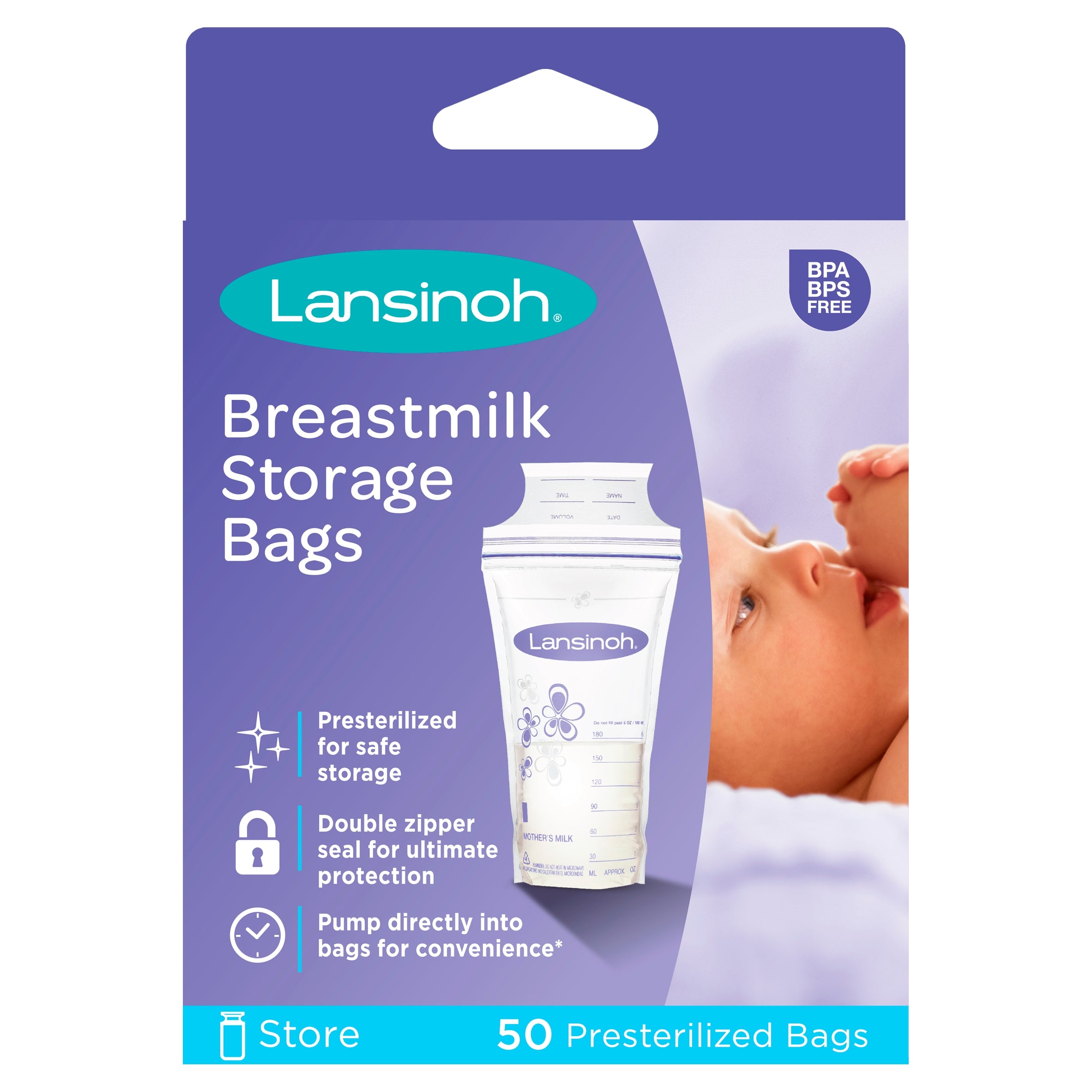 Lansinoh Breastmilk Storage Bags 300 ct  Sams Club