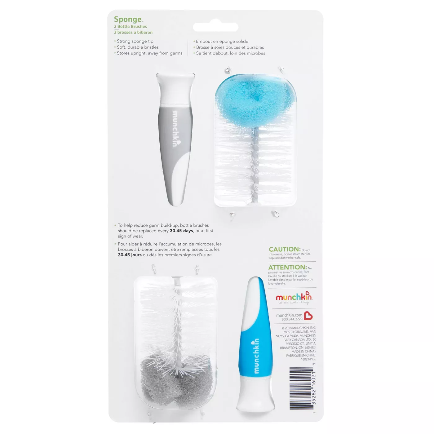 Details Bottle & Cup Cleaning Brush Set, 4pk