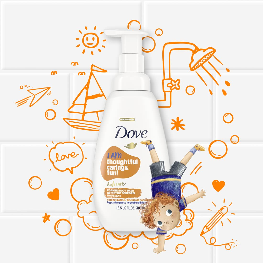 Dove Foaming Body Wash For Kids