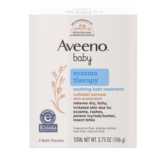 Aveeno Baby Eczema Therapy Soothing Bath Treatment, Oatmeal